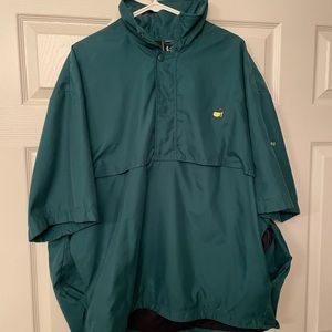 Masters short sleeve quarter zip rain pullover